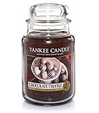 Yankee Candle Chocolate Truffle Large Jar Candle, Food & Spice Scent