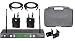 Audio 2000S Audio2000S AWM6547G Professional DualChannel UHF Diversity Guitar Wireless System with Adjustable Frequencies
