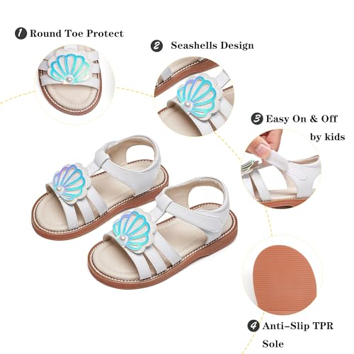Image of Kiderence Toddler Girls Sandals Little Girls Kids Summer Shoes Toddler Sandals