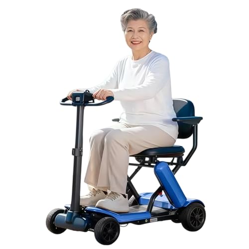 Patinetes Eléctricos para Personas Mayores,Patinete De Viaje,Cuadro De Aleación De Aluminio De Calidad Aeronáutica,Frenos Electromagnéticos Inteligentes,Apto para Viajes En Avión. Blue,6A