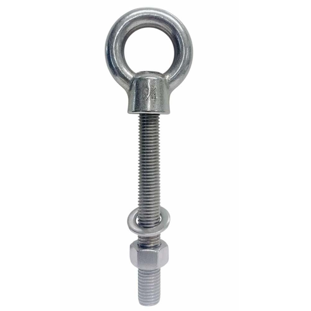 Marine Boat T316 Stainless Steel 3/4" x 6" Shoulder Eye Bolt 4,700 Lbs WLL