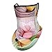 Produktbild Colorful Traditional French Desert Macaroons Themed Collage With Coffee Gourmet Sweet Print Es Multicolorface Bandana Neck Gaiter With Ear Loops, Uv Sun Protection Reusable Cloth Scarf Balaclava