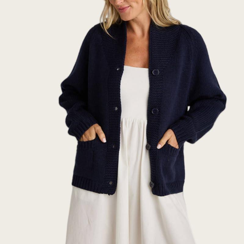 Y2K Graphic Cardigan Sweaters for Women Lobster Print Button Down Knit Vintage Chunky Knit Coat4