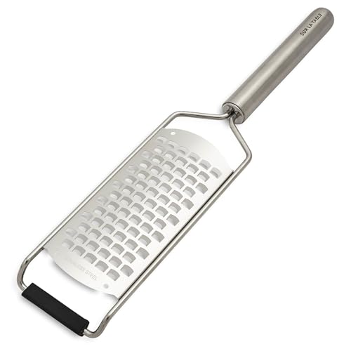 Sur La Table Stainless Steel Coarse Grater, Silver