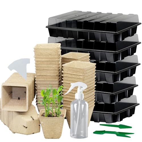 Taietc Seed Starter Kit with Peat Pots for Seedlings Seed