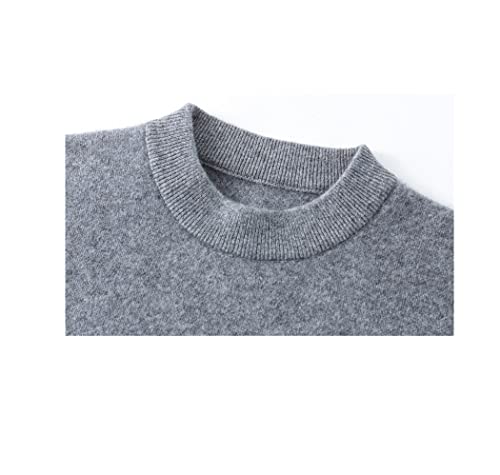 Pull d'hiver pour homme 100 % cachemire chic et col rond confortable - 7
