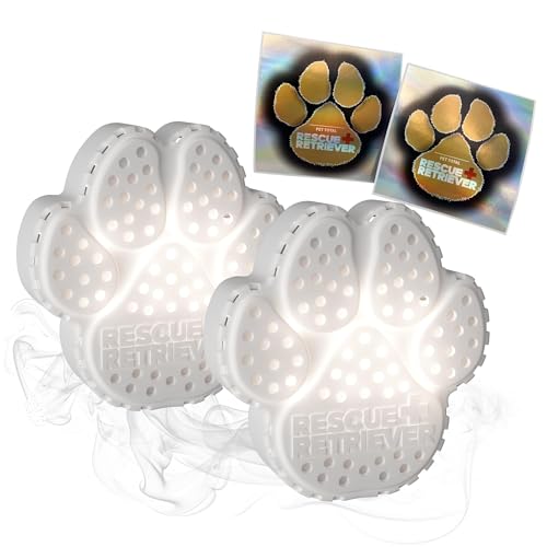 Rescue Retriever Pet Fire Safety Device | Smoke-Activated Strobe Alert for Dogs & Cats | Designed by a 21-Year Fire Captain | 2025 Pet Innovation Award Winner | No WiFi No App No Subscription