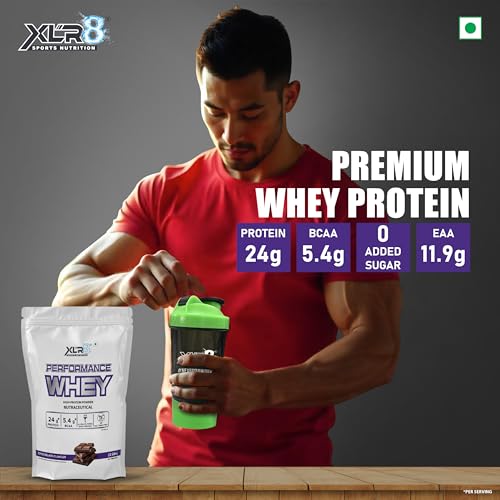 Image of XLR8 Performance Whey Protein Concentrate - Chocolate | Lab Certified Protein Content | Supports Muscle Recovery & Growth