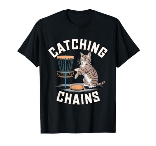 Funny Disc Golf Cat Lover T-Shirt