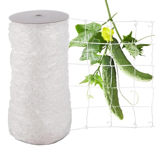 Red de enrejado de jardín, red de nailon para verduras, red multifuncional para plantas trepadoras, red de soporte de malla elástica para plantas, red de jardín para proteger plantas, frutas, flores,