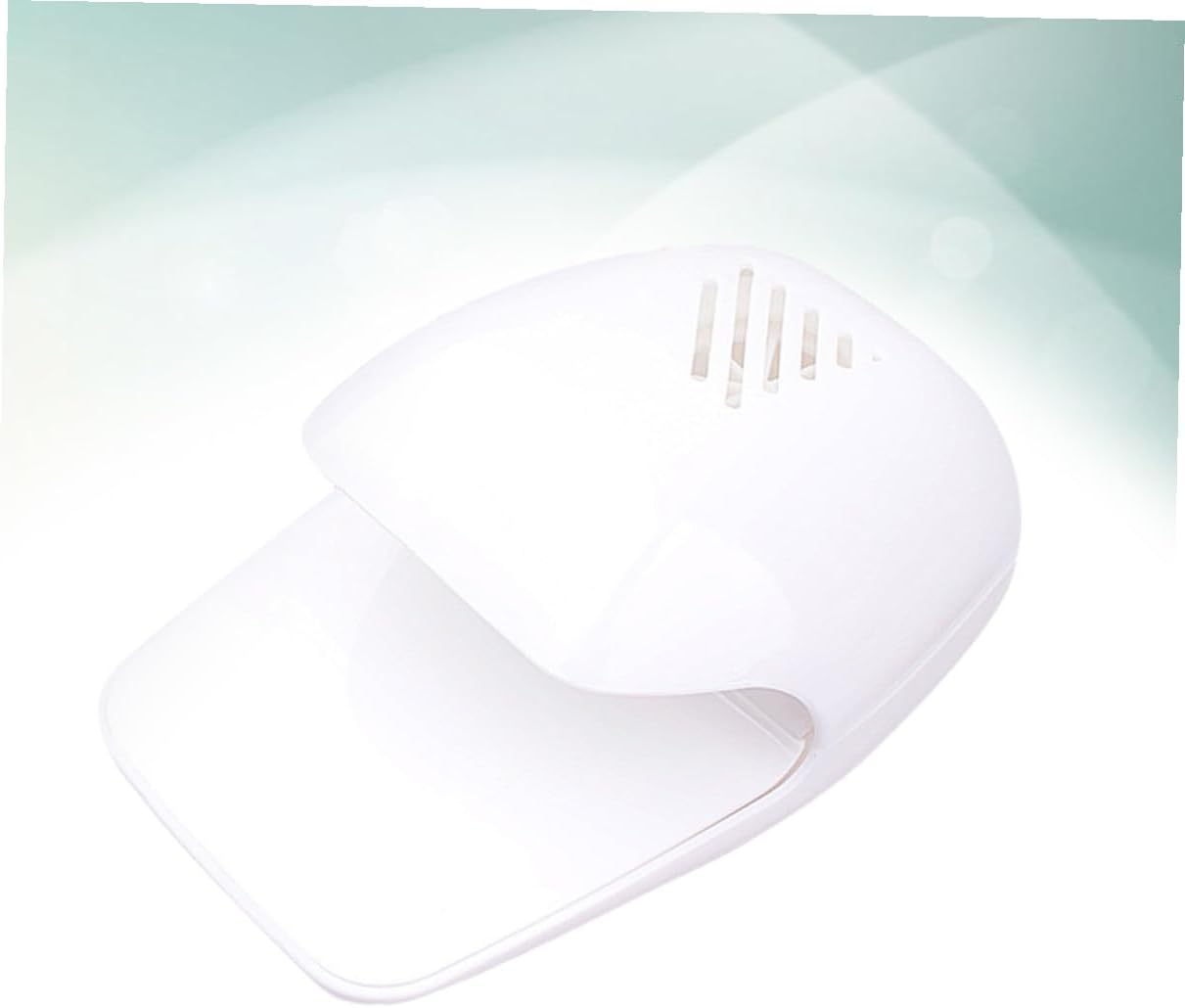 Mini Nail Dryer Fan Touch-Activated Powerful Manicure Tool for Nail Salon and Personal Use Auto Off with Environmental Plastic Fast Drying for Gel Polish White