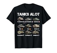 This World War 2 design features the M4 Sherman, Panzer IV. T-34,and Tiger Tank. Lightweight, Classic fit, Double-needle sleeve and bottom hem