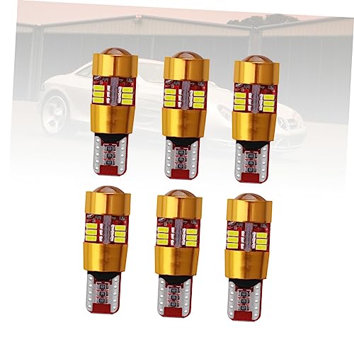 BUGUUYO 6Pcs 27 LED Luz Da Placa De Licença Lâmpadas LED Lâmpadas Automotivas Lâmpada LED Carro Afte