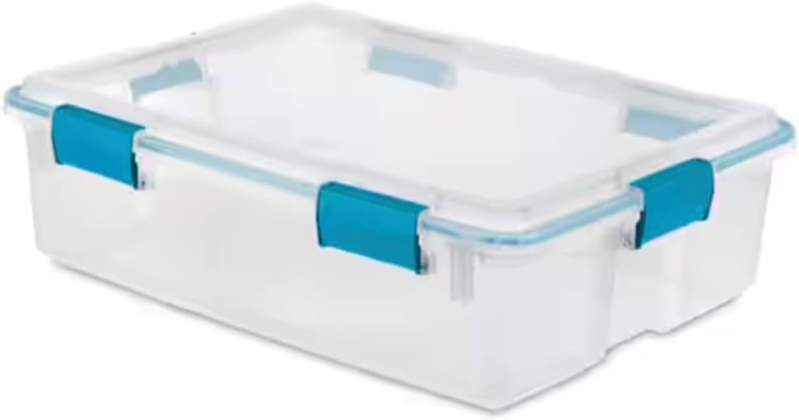 37 qt. Clear Storage Containers (8-Pack) EF86025