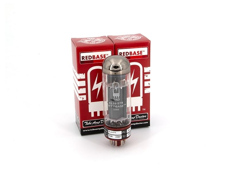 TAD EL34 EL34-STR 6CA7 Redbase Premium Paarpaar, zerkleinert, Vakuum-Ventile RT122
