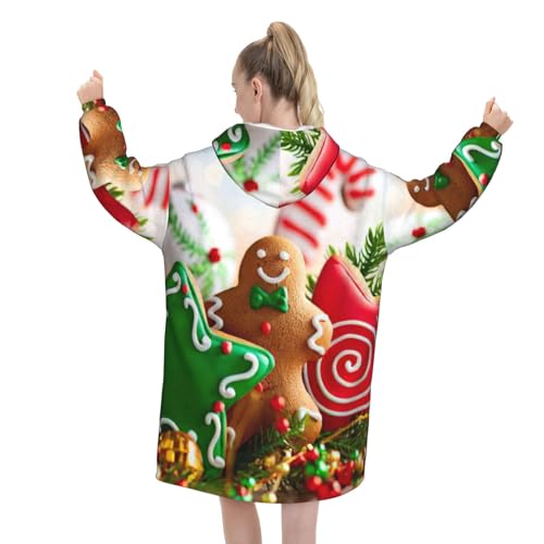 Couverture à capuche pour vos soirées d'hiver cocooning sur le canapé - 3
