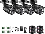 kit camaras seguridad wifi 720P resolución de cámara, le ofrece las imagenes nítidas.