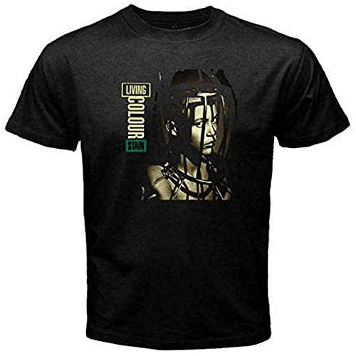 dehen Living Colour Band Stain Cover T Shirt 3XL Black