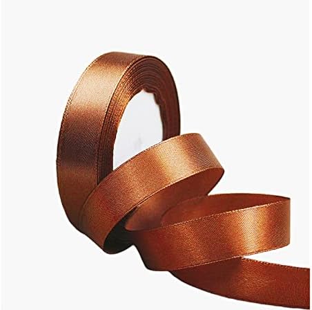 23m Gold Satin Ribbon 10mm for Crafting,Fabric Double Sided Ribbon Balloon Ribbon Cake Ribbon Thick Gold Ribbon for Gift Wrapping,Xmas,Wedding,Hair Bows Making,Cake Birthday Party Decorations