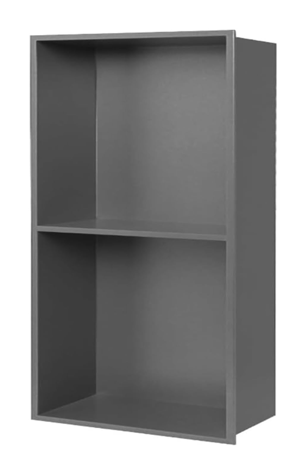 AYCDL Stainless Steel Shower with Built-in Storage One-Piece Design for Bathroom nization Space-Saving Solution Modern Shower Shelf,Grigio-70x28x12.5cm
