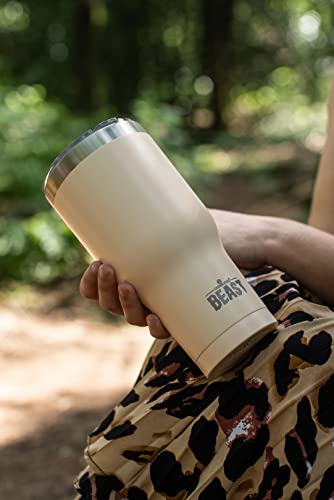 Image of BEAST 30oz Sand Tumbler - Stainless Steel Vacuum Insulated Coffee Ice Cup Double Wall Travel Flask