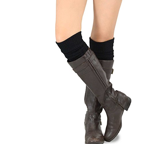 Image of Fashionable Cotton Slouchy Boot Socks for Women and Girls: Long Thigh Highs, Over-the-Knee Highs, and Knee Highs