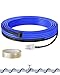 WILAWELS 12Ft Water Pipe Heating Cable, 5W Constant Power Self-Regulating Heating Cable, 5W/FT, IPX7 Waterproof, Auto-On/Off, for Metal and Plastic Water Pipes, Freeze Protection, 120V U12HC06
