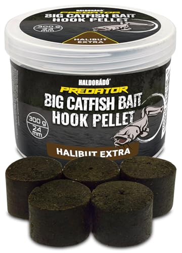 Haldorádó Predator Big Catfish Fishing Bait Hook Pellet, Halibut Extra, 300g, 24mm
