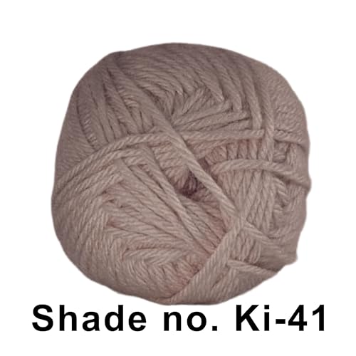 Image of VCR Brown Blush Yarn, 100 Grams Hank, 190 Meters Length, Acrylic Ball for Crochet and Knitting, Soft Crosia Threads, Pack of 1 Yarn, Suitable for DIY Crafts