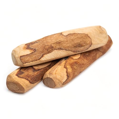 Dilecti Olive Wood Dog Chews, Natural Dense Hardwood Stick, Long-Lasting Dental Care Chew Toys with Antioxidants