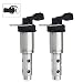 WMPHE 2Pcs Intake & Exhaust Camshaft Position Actuator Solenoid VVT Valve Vanos Solenoid for BMW 128i 135i 535i 740i E60 N54 & More 2.0L 2.5L 2.8L 3.0L | Replaces# 11367585425 11367516293