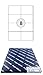 Produktbild 800 Etiketten 105 x 74 mm wetterfeste Polyester Folie weiss matt stark haftend auf DIN A4 Bögen (2x4 Etiketten DIN A7) - 100 Blatt Pack - Universell für Laser/Farblaser einsetzbar - 8-teilig