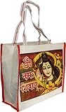 Size:One Size GURU SHOP Bollywood Tasche, Einkaufstasche, Shopper - 13, Herren/Damen, Mehrfarbig, Baumwolle, Size:One Size, 35x38x15 cm, Bunter Stoffbeutel