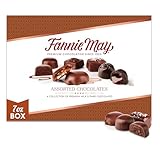 Fannie May, Milk and Dark Chocolate Holiday Gifts, Assorted Chocolates, Chocolate Gift Box, 7 oz
