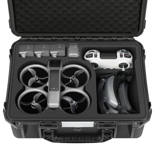 Case for DJI Avata 2 Drone Combo - Waterproof Hard Cases with Foam for Avatar 2 Fly More...