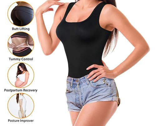 Image of Women Spandex & Nylon High Compression Body Suit (ED009)