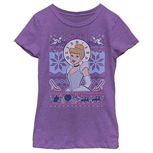 Disney Princesses Cinderella Ugly Sweater Girls T-Shirt