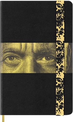 Carnet Moleskine IZIPIZI ligné grand format 12,7 x 21 cm pigment jaune
