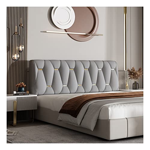 HJZALMI Kopfteil Gepolstert Rückenlehne Kissen, Bett Lesekissen mit Abnehmbar Abdeckung, Taille Die Unterstützung Gepolstert für Schlafzimmer, Hotel, 5 Farben (Farbe : C, Größe : 190x60x10cm) Cover