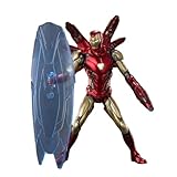 HiPlay ZD Toys Anniversary Series Collectible Figure Full Set: Iron Man MK85 2.0 Version, Illuminated Edition, Height 18cm Miniature Action Figurine FGBmk85