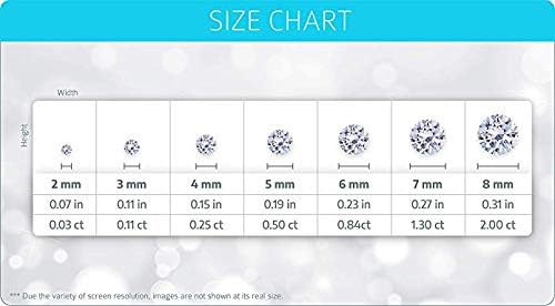 925 Sterling Silver Post 8mm Cubic Zirconia Stud Earrings 8x8mm Wide Stud Earring for Women - Image 6