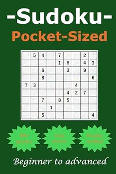 Paperback Pocket-Sized Sudoku: Beginner to advanced Book