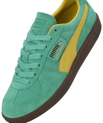 Image of Puma, Unisex-Adult, Palermo, Jade Frost-Fresh Pear-Gum, Sneaker, 8UK, (40269306)