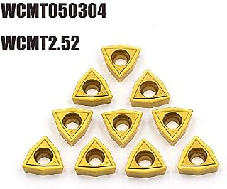OSCARBIDE Carbide Turning Inserts WCMT050304(WCMT2.52),WCMT Inserts CNC Lathe Insert for Indexable Lathe Turning