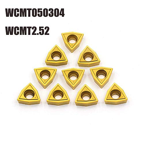 OSCARBIDE Carbide Turning Inserts WCMT050304(WCMT2.52),WCMT Inserts CNC Lathe Insert for Indexable Lathe Turning
