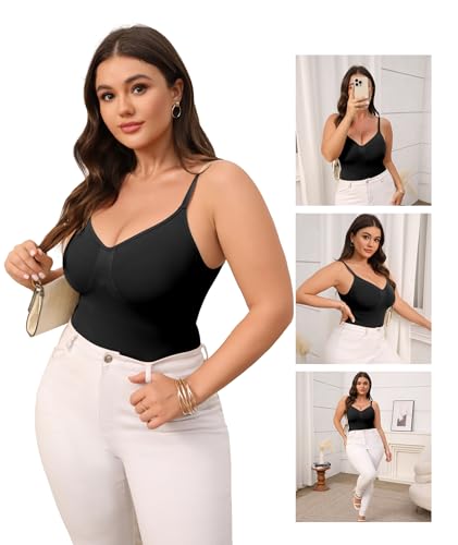 Image of Women's Strapless Shapewear Bodysuit for Women Tummy Control Shapewear, Seamless Body Shaper with Removable Straps