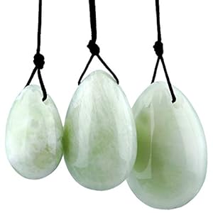 Mookaitedecor Jade Yoni Eier Set 3-teilig