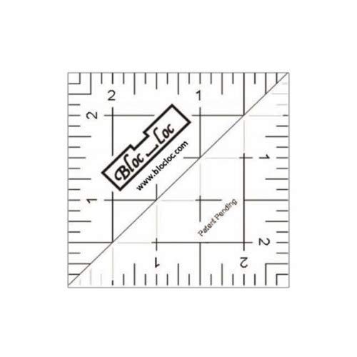 Bloc Loc2.5" Half Square Triangle Ruler, Acrylic Ruler Amazon.in Office Products