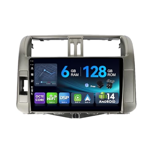 Autoradio Android 14 écran 9 pouces Octa-Core avec traitement sonore DSP et radio DAB+