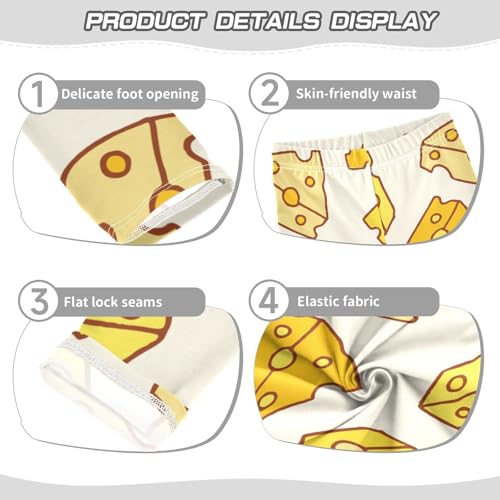 ZZKKO Girls Leggings Cute Stars Toddler Girls' Clothes Leggings for Girl Toddler Legging 3-10T3